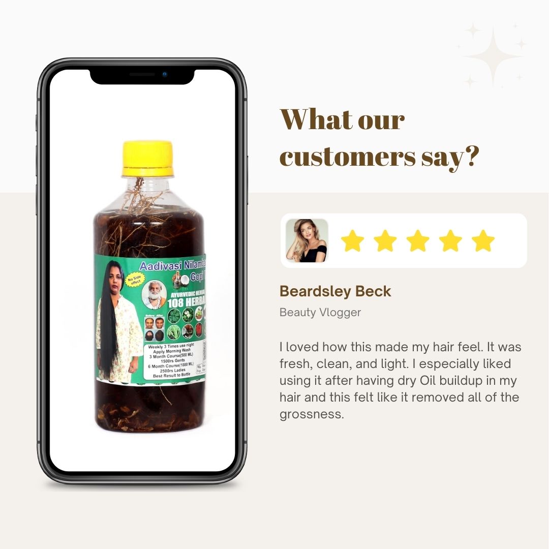 Gopi Adivasi Neelambari Hair Oil