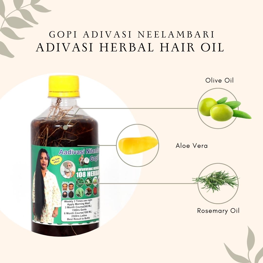 Gopi Adivasi Neelambari Hair Oil